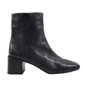 🔥Vince Women's Tillie Leather Ankle Boots, Black 9.5US/39.5EU MSRP$395